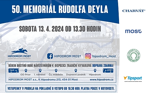 Memoriál Rudolfa Deyla - 13.4.2024